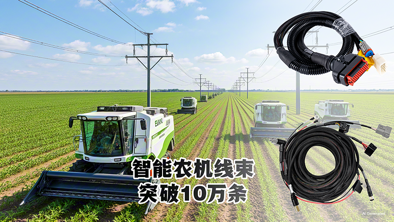 喜訊！蘇州凱佰樂智能農(nóng)機(jī)線束生產(chǎn)破10萬條